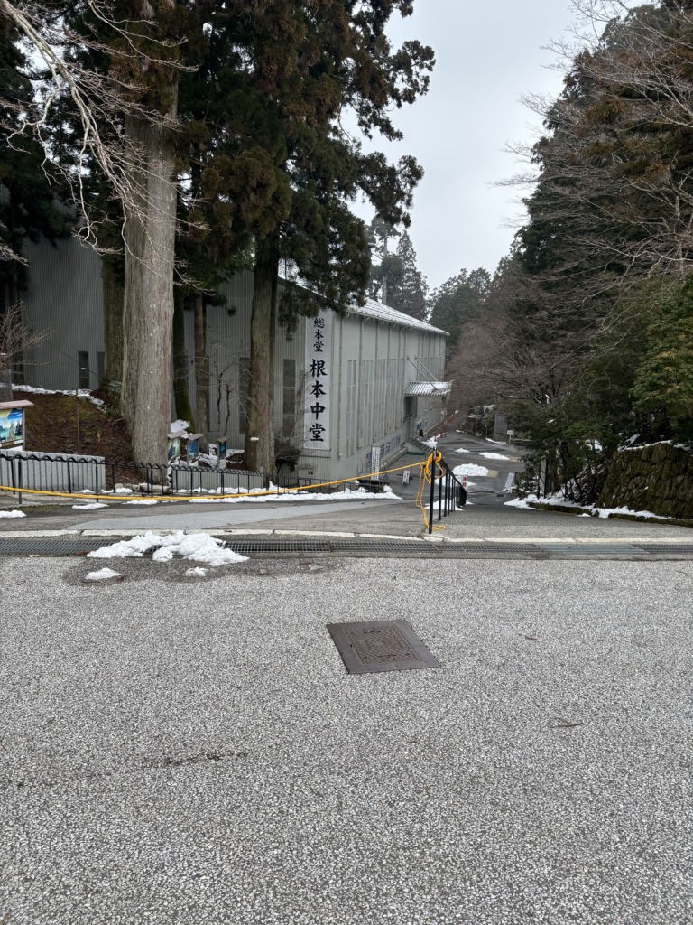 比叡山延暦寺の写真(2025年3月末）