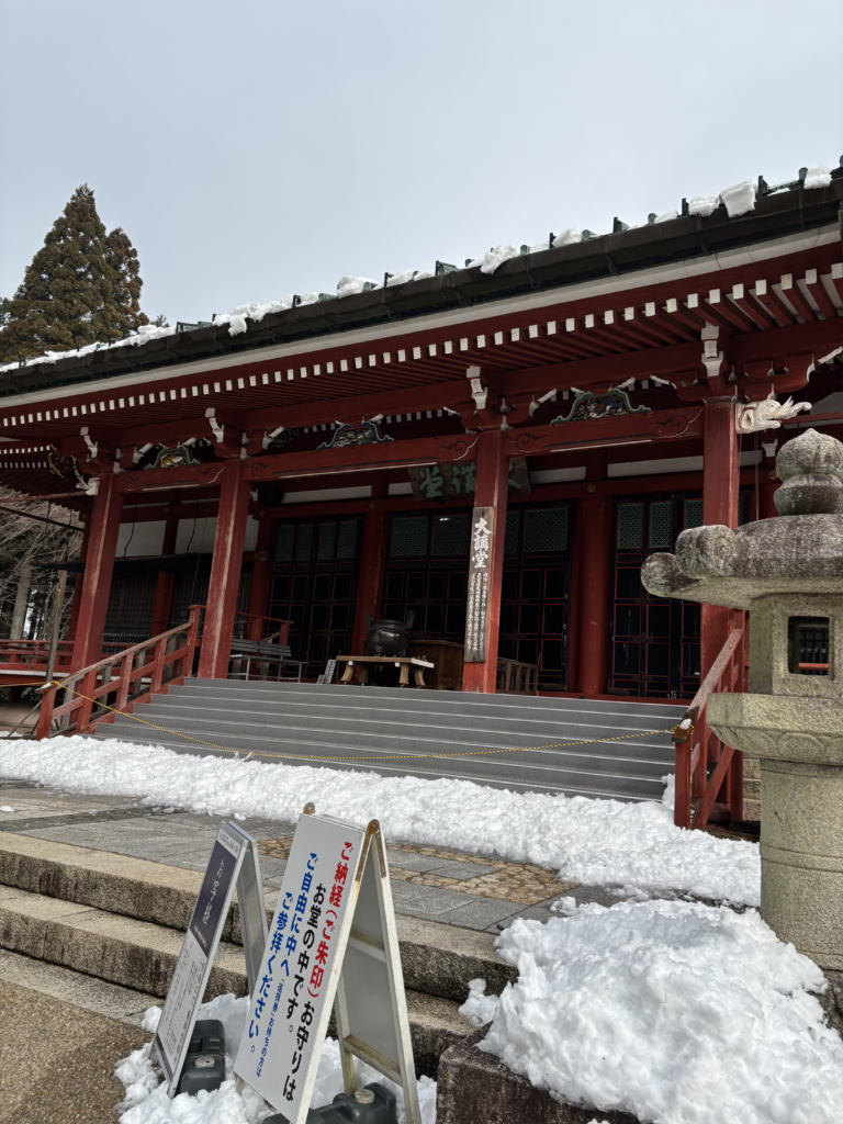 比叡山延暦寺の写真(2025年3月末）