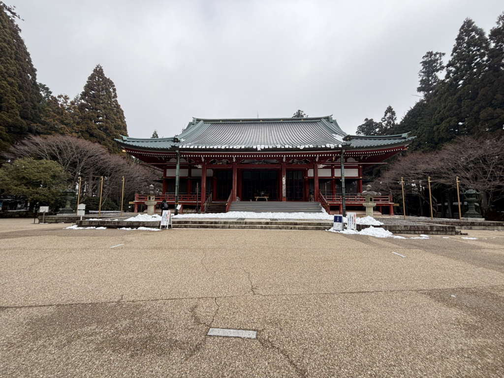 比叡山延暦寺の写真(2025年3月末）